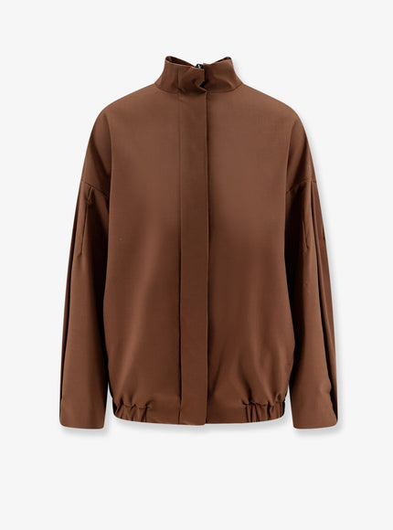 Hevo Porto Selvaggio Wool Blend Jacket Brown
