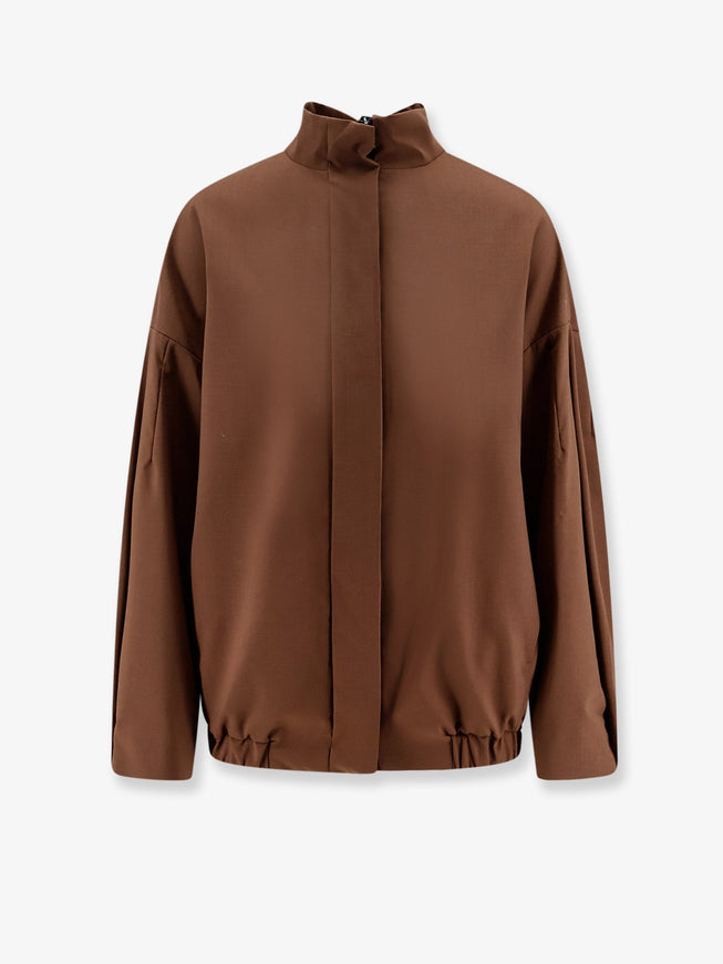 Hevo Porto Selvaggio Wool Blend Jacket Brown