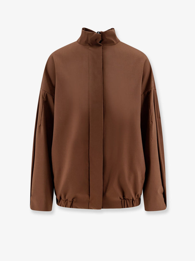 Hevo Porto Selvaggio Wool Blend Jacket Brown