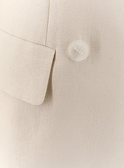 Hevo Rocchetta Linen And Viscose Suit