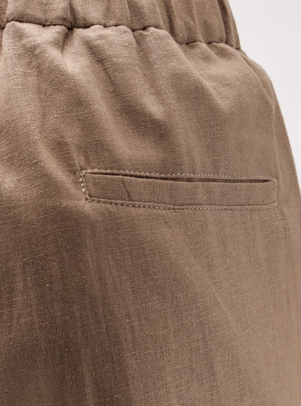 Hevo Torre Chianca Linen And Viscose Trousers