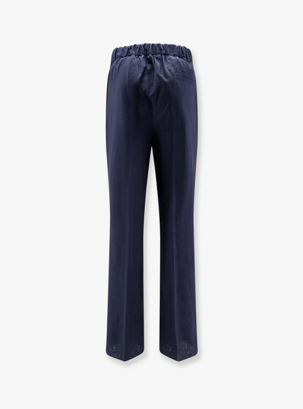 Hevo Torre Chianca Linen And Viscose Trousers