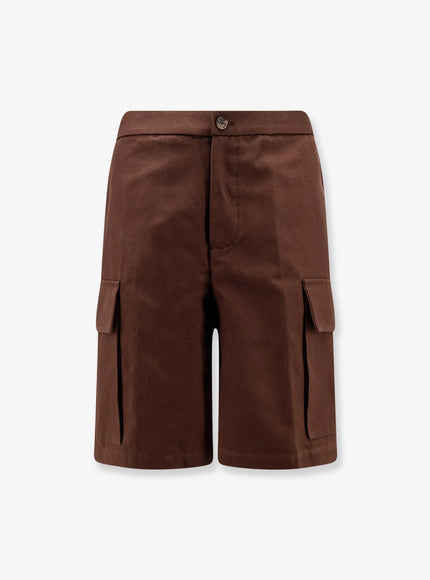 Hevo Cotton Bermuda Shorts Brown