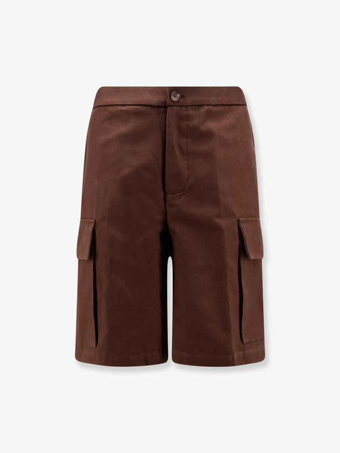 Hevo Cotton Bermuda Shorts Brown