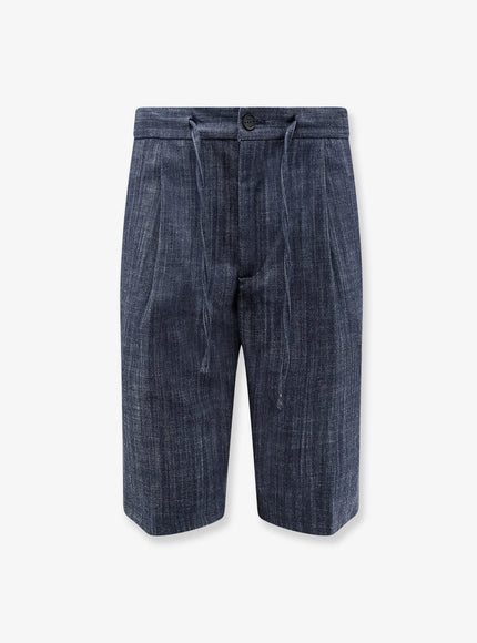 Hevo Torre Lapillo Cotton Shorts Blue