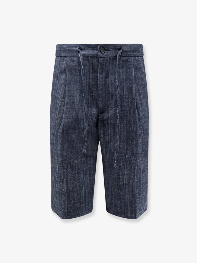 Hevo Torre Lapillo Cotton Shorts Blue