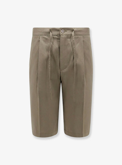 Hevo Torre Lapillo Cotton Shorts Taupe