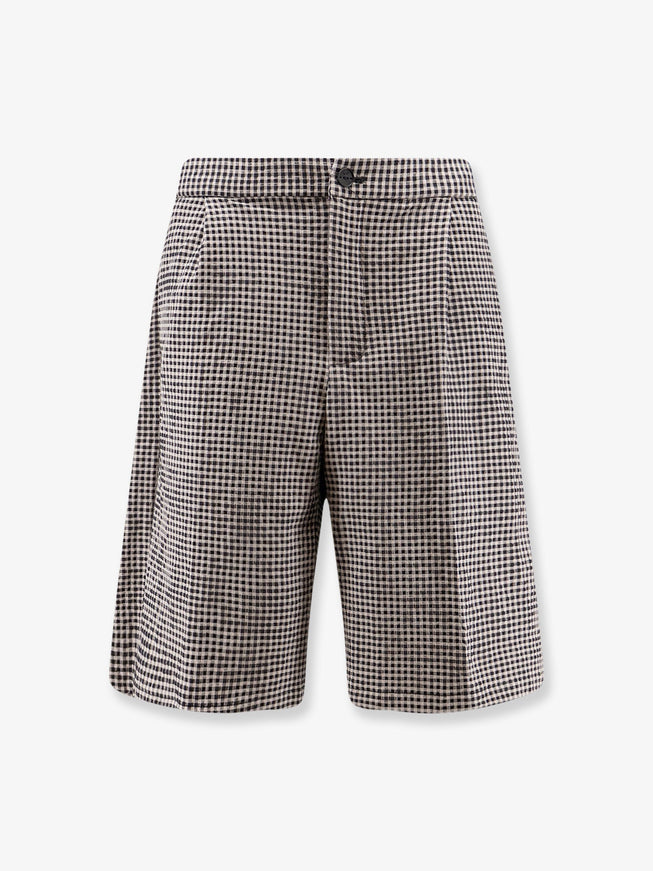 Hevo Torre Lapillo Checked Shorts Blackwhite