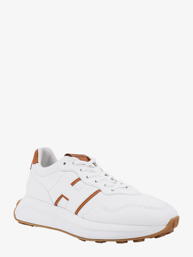 Hogan Leather Sneakers With Logo On The Side