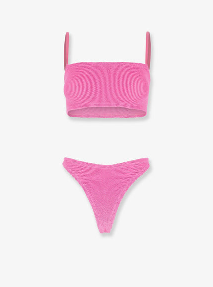 Hunza G The Original Crinkle Bikini Uni Bubblegum