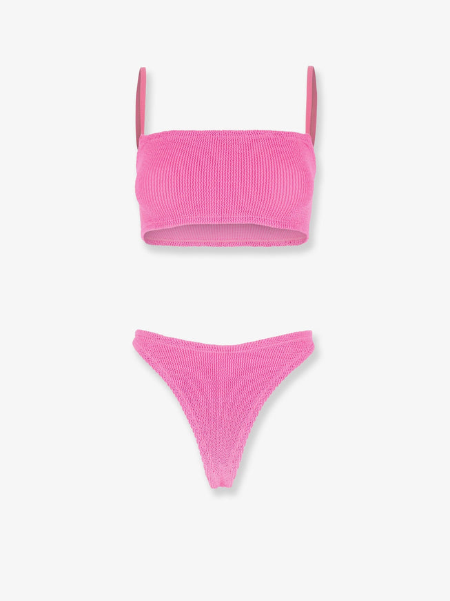 Hunza G The Original Crinkle Bikini Uni Bubblegum