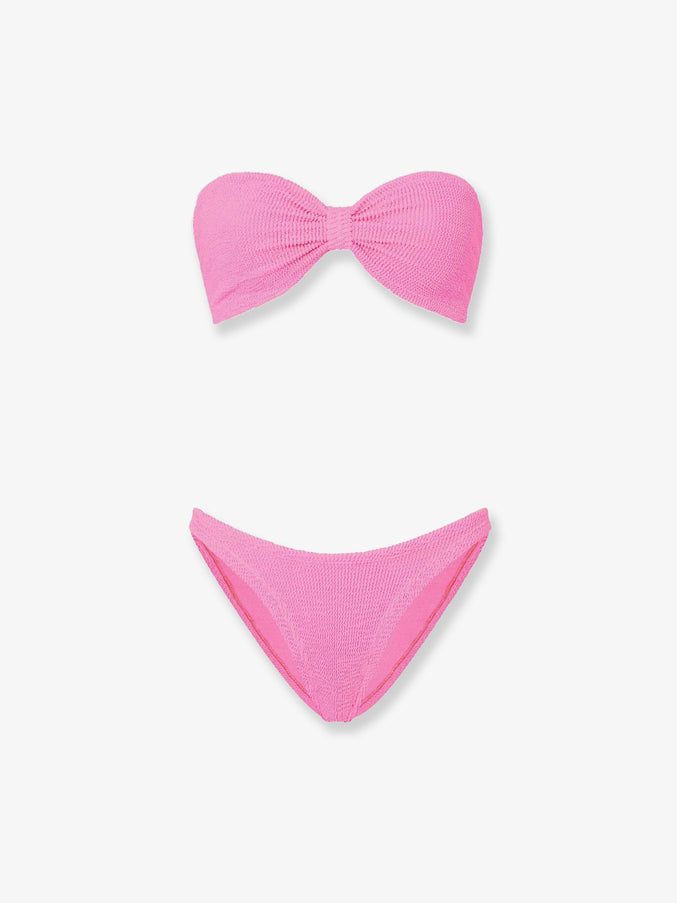 Hunza G The Original Crinkle Bikini Uni Bubblegum