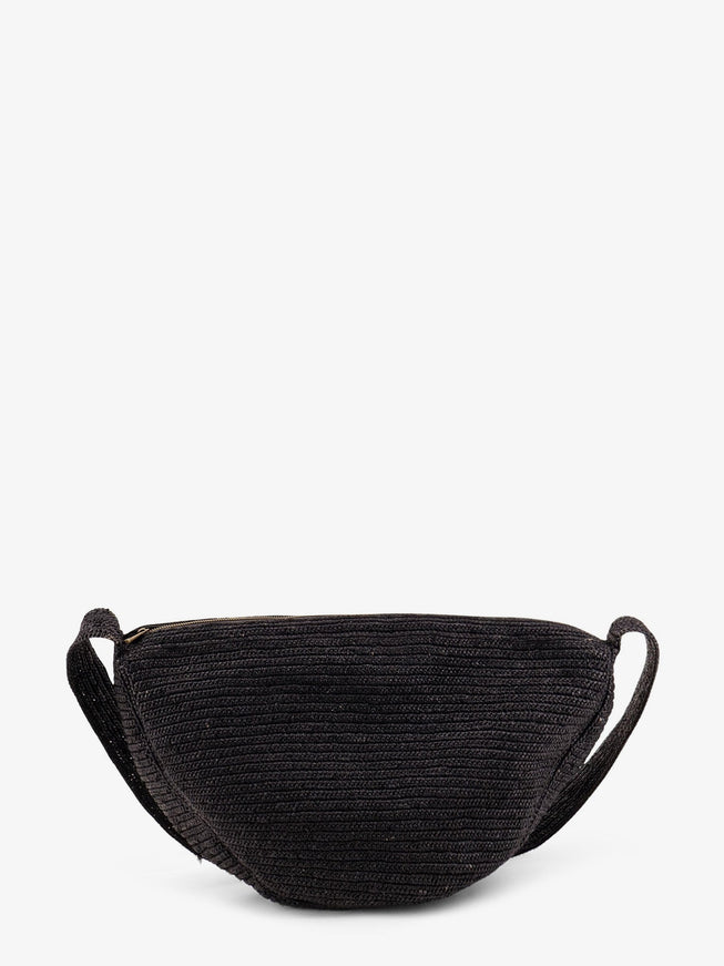 Ibeliv Raffia Clip Crossbody Bag Uni Black