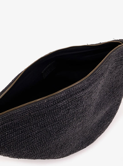 Ibeliv Raffia Clip Crossbody Bag