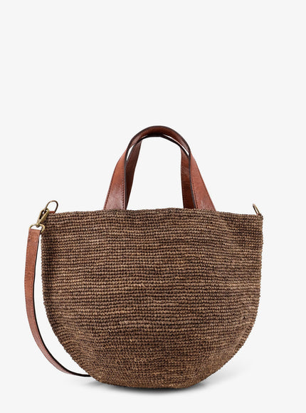 Ibeliv Mirozy Raffia Crossbody Bag Uni Darktea