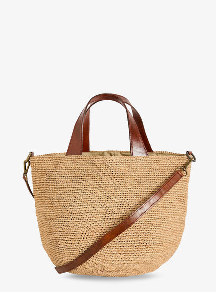 Ibeliv Mirozy Raffia Crossbody Bag Uni Tea