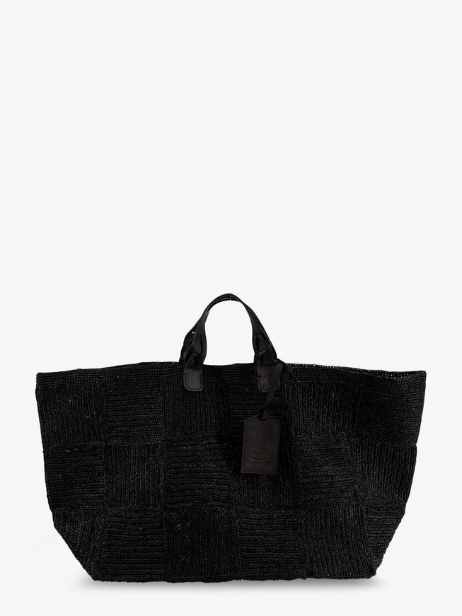 Ibeliv Wild Raffia Shoulder Bag Uni Black