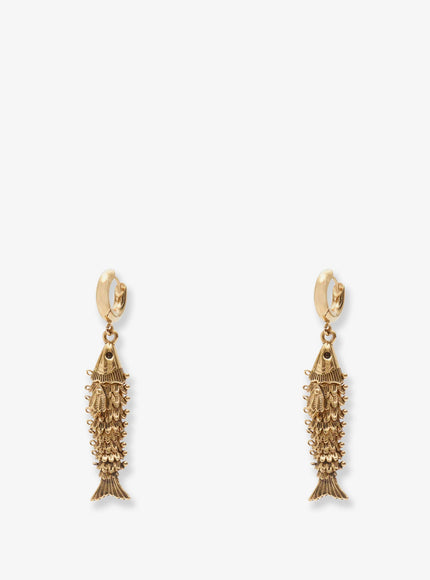 Isabel Marant River Brass Earrings Uni Dore