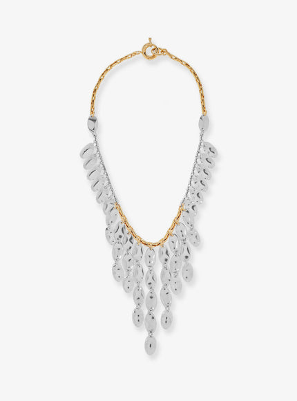 Isabel Marant Brass Necklace Uni Silver Dore