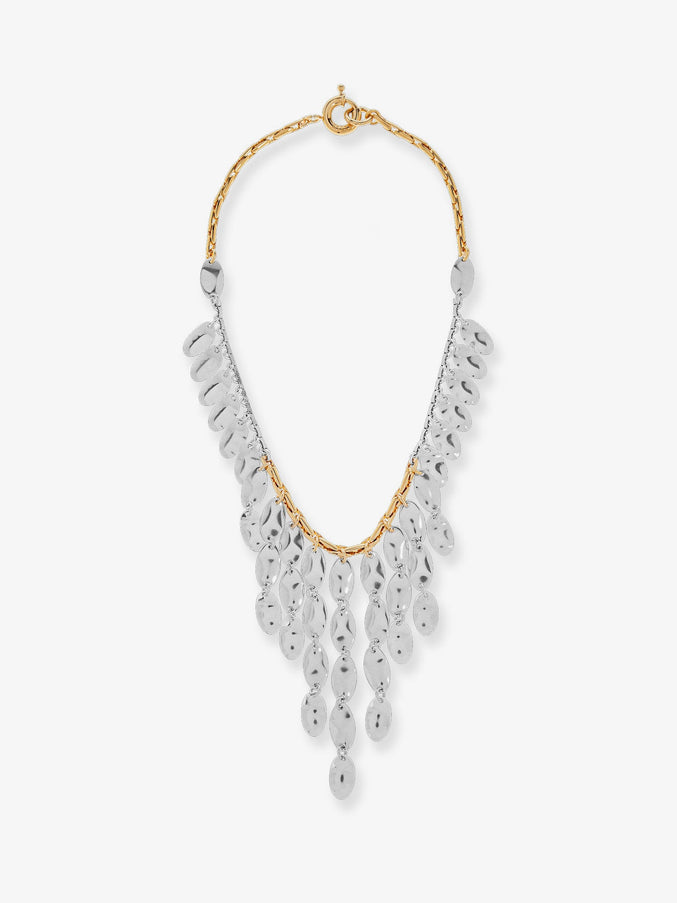 Isabel Marant Brass Necklace Uni Silver Dore