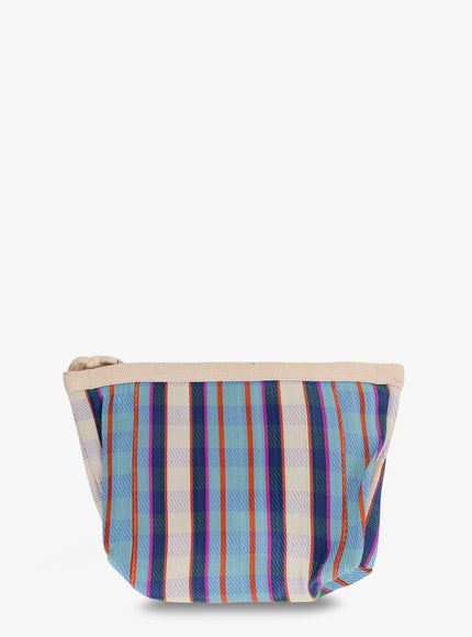 Isabel Marant Powden Nylon Clutch With Striped Pattern