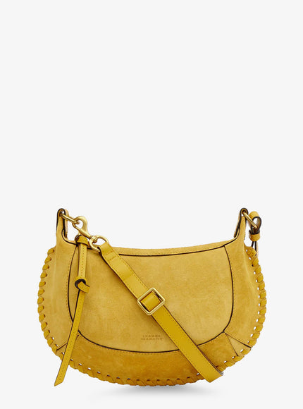 Isabel Marant Oskan Moon Suede Crossbody Bag Uni Saffron