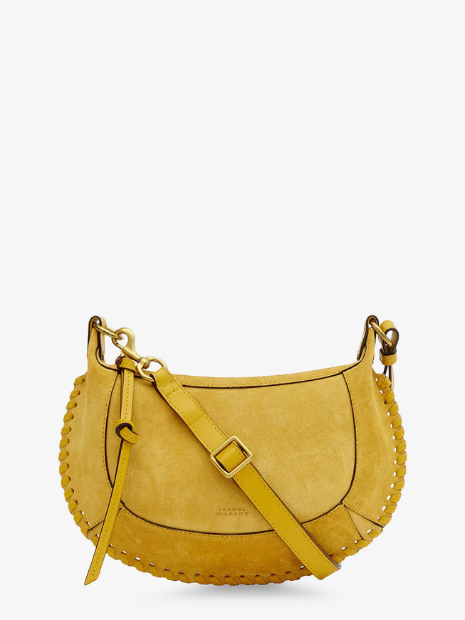 Isabel Marant Oskan Moon Suede Crossbody Bag Uni Saffron