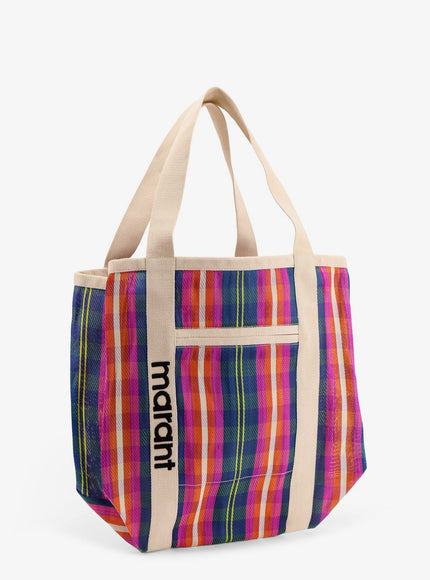 Isabel Marant Darwen Nylon Shoulder Bag With Striped Pattern