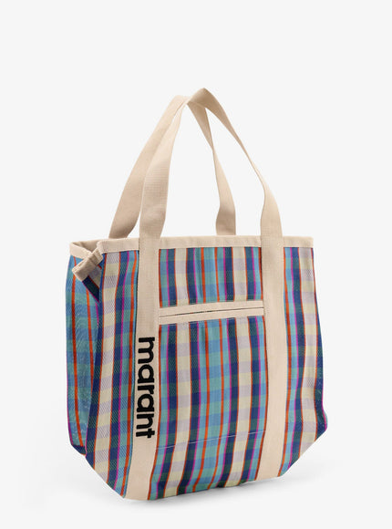 Isabel Marant Darwen Nylon Shoulder Bag With Striped Pattern