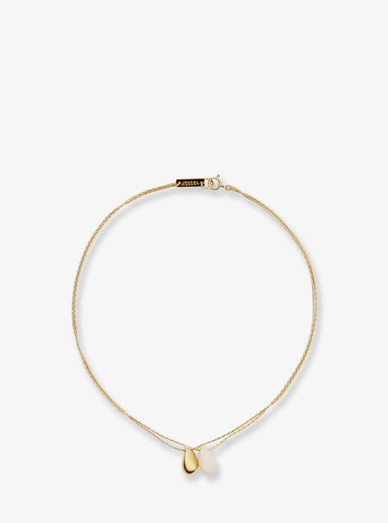 Isabel Marant Brass Necklace With Gold Finishes Uni Ecru