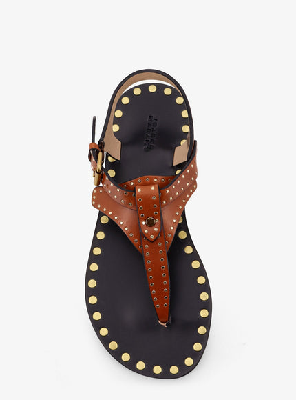 Isabel Marant Joonya Flat Leather Sandals