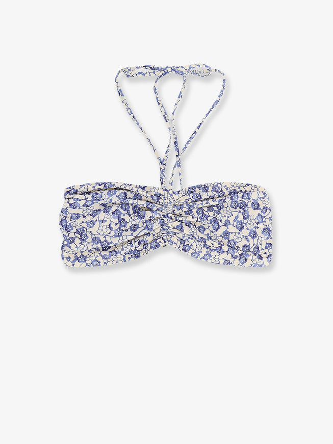 Isabel Marant Salma Bikini Top Blue