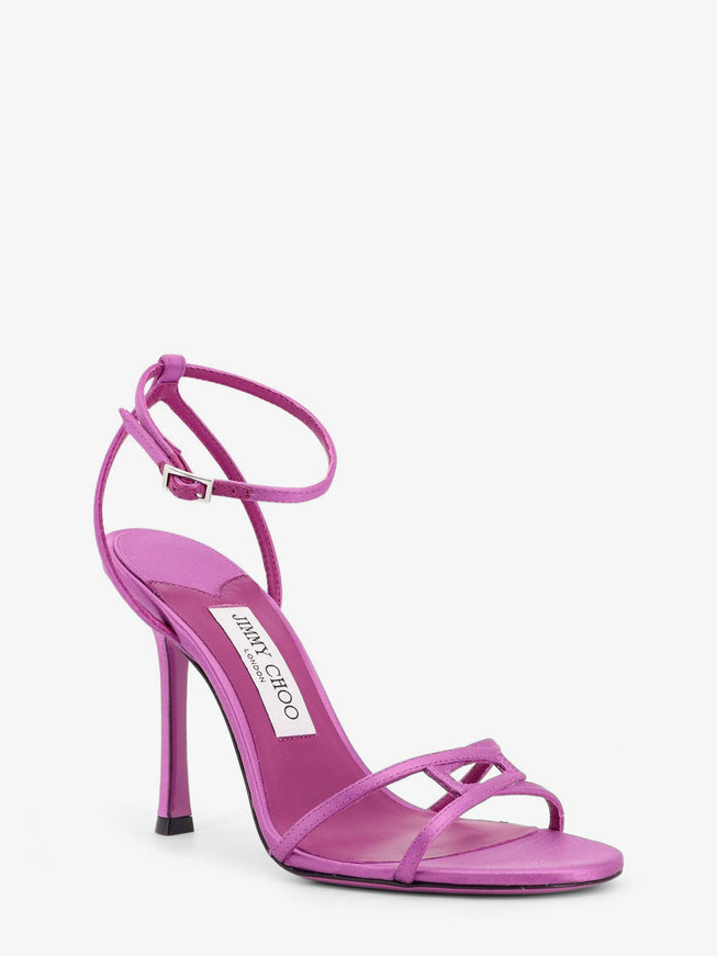 Jimmy Choo Leo Satin Sandals