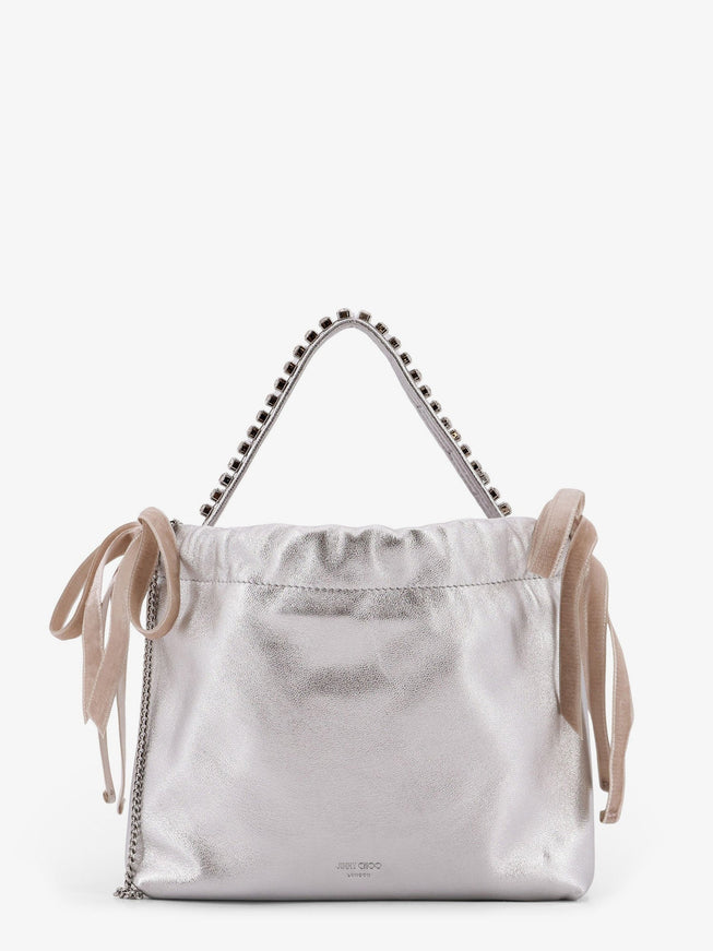 Jimmy Choo Metallic Leather Crossbody Bag Uni Silverrosesylver