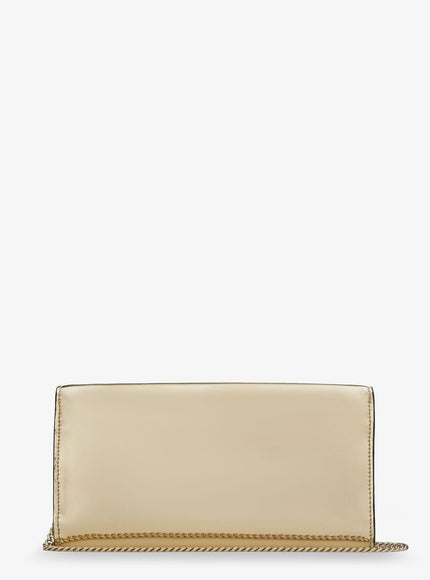 Jimmy Choo Emmie Leather Clutch With All-Over Glitter