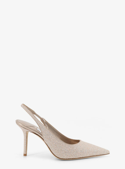 Jimmy Choo Love Décolleté With All-Over Glitter Effect Lightsoftgold