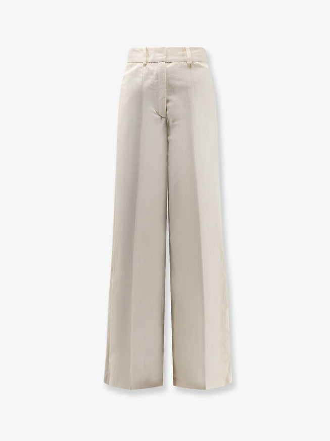 Joseph Jnane Cotton And Linen Trousers Marble