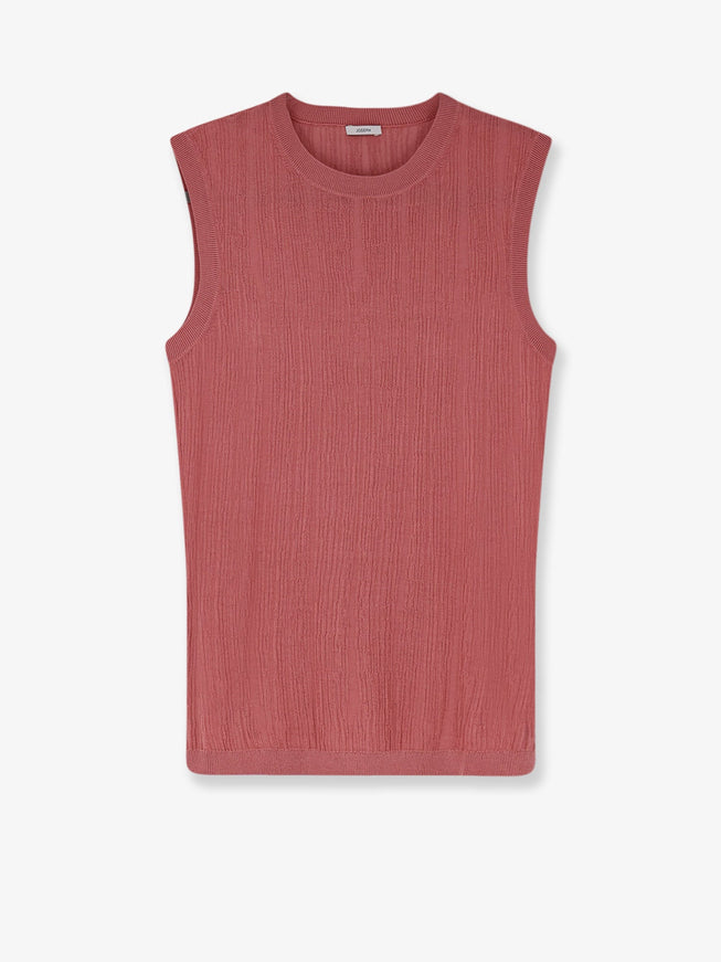 Joseph Calife Silk And Cotton Tank Top Blush