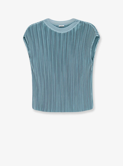 Joseph Cedre Satin Top Chambray