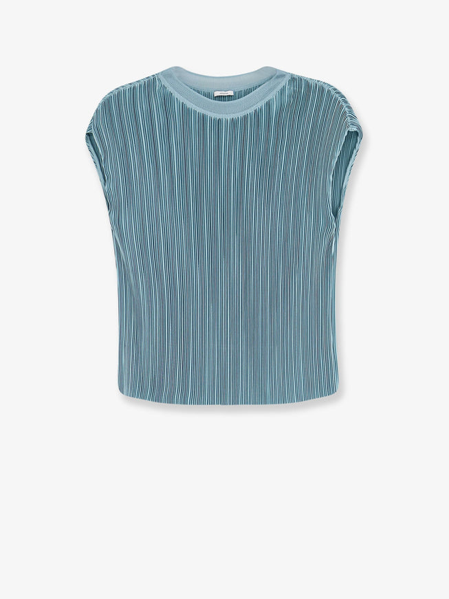 Joseph Cedre Satin Top Chambray