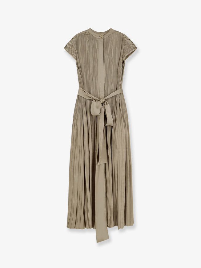 Joseph Phare Satin Long Dress Powder