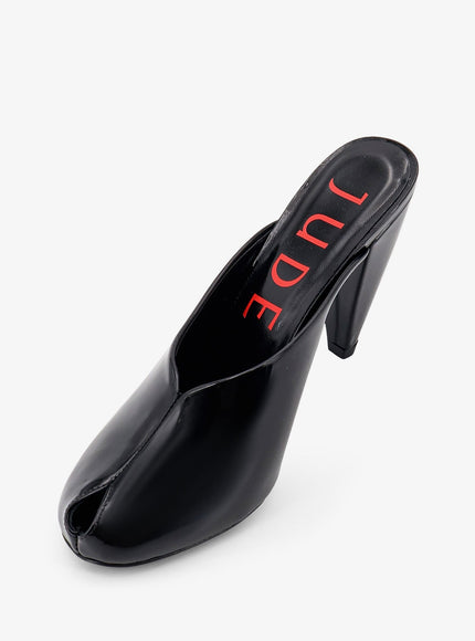 Jude Paw Mule Patent Leather Sandals