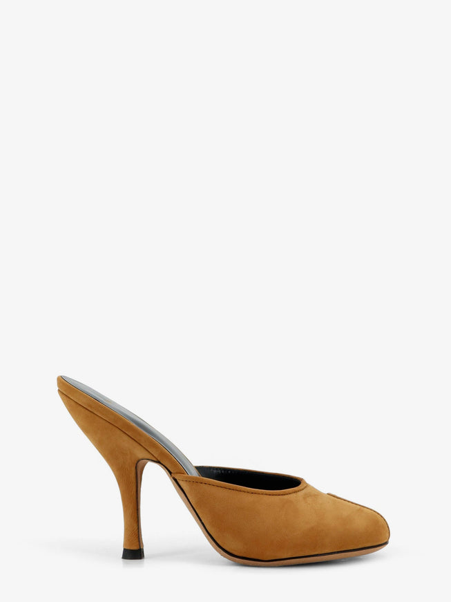 Jude Suede Date Mule Sandals Tan