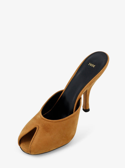 Jude Suede Date Mule Sandals