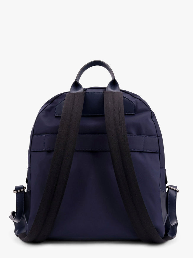 Kiton Ciro Paone Nylon Backpack With Metal Lettering Logo