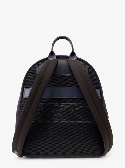 Kiton Ciro Paone Suede Backpack With Engraved Logo