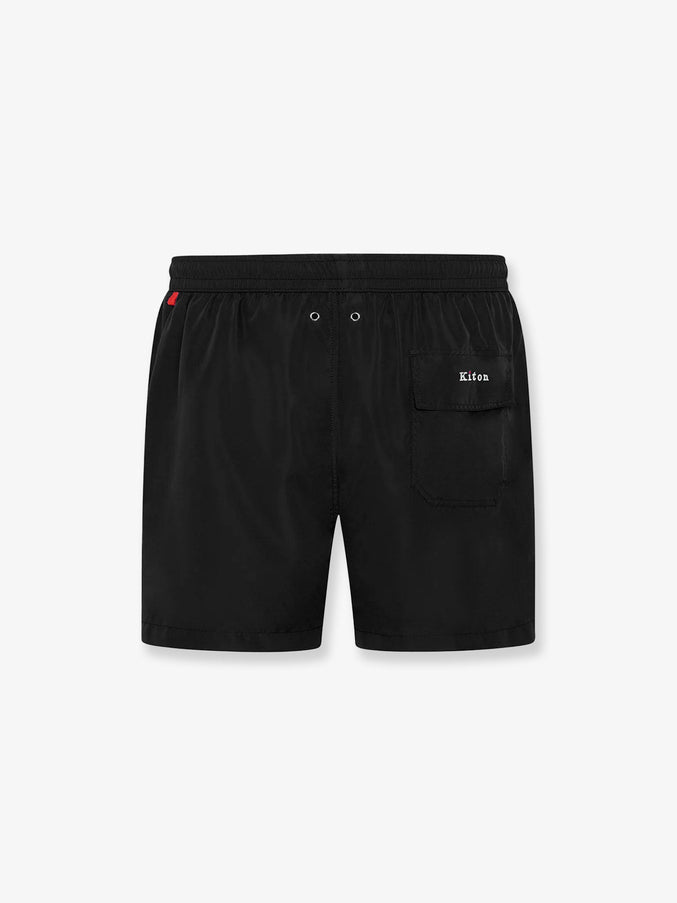 Kiton Ciro Paone Nylon Swim Trunks