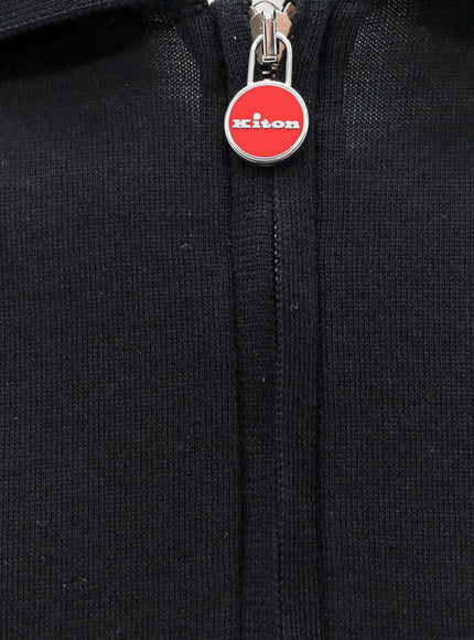 Kiton Ciro Paone Classic Zip Cotton Polo