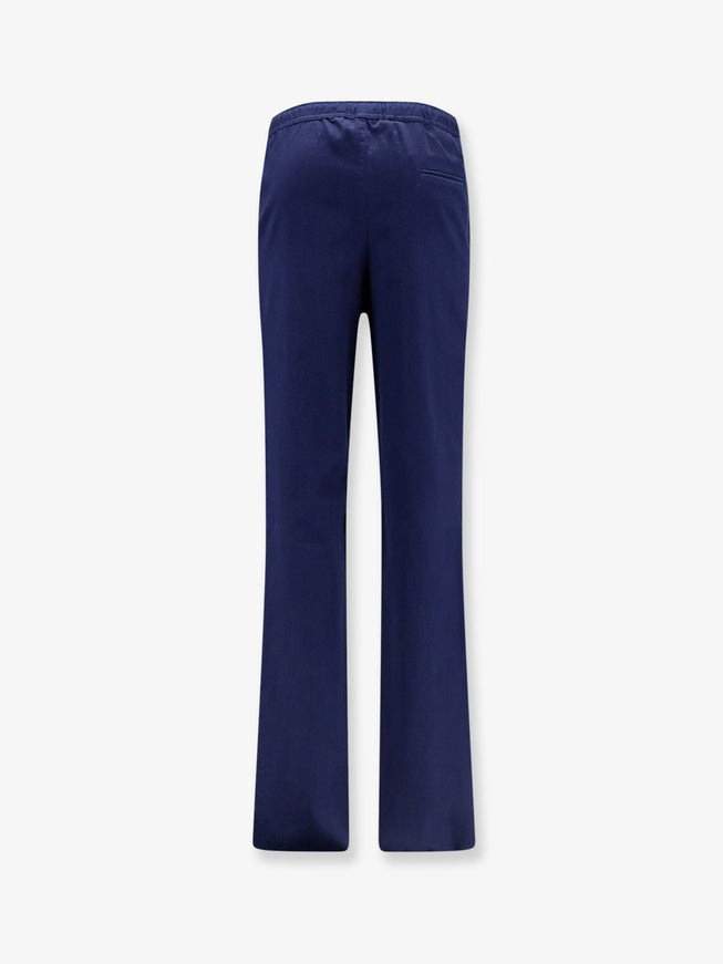 Kiton Ciro Paone Cotton Trousers With Drawstring