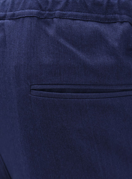 Kiton Ciro Paone Cotton Trousers With Drawstring